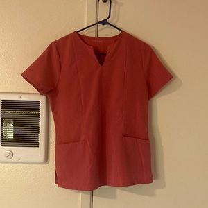 Mandala Jaipur Pink Keyhole Scrub Top